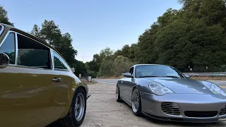 Porsche 996 40th anniversary edition is amazing, Driving two built Mazda Miata's.