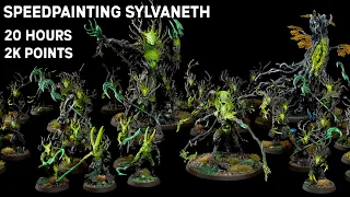 Speed Painting Sylvaneth: 2,000 points of minis in 20 hours of painting! No airbrush required!