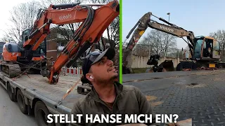 Probearbeiten bei HANSE Baumaschinen! | Werde ich dort anfangen!? | Der Macker mit dem Bagger