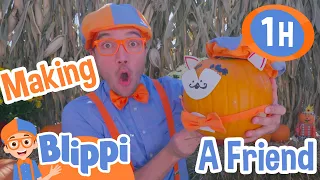 Making A Friend and Riding Rollercoasters | Blippi Learns Something New | Videos for Kids 🔵🟠
