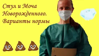 Стул новорожденного / грудничка при грудном / искусственном вскармливании. Норма. Моча. Колики.