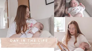DAY IN THE LIFE WITH A NEWBORN | 8 week old baby + first time mum