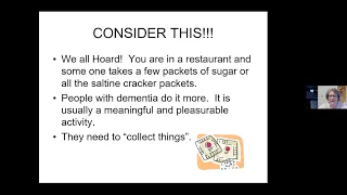 Discussing Dementia: Hoarding & Rummaging