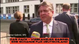 Skandal – Der Vizekanzler, Sigmar Gabriel, BRD bezeichnet Menschen als Pack - Wie im Dritten Reich.