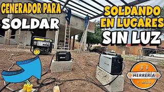 🔥👨🏼‍🏭 GENERADOR ELECTRICO PARA SOLDAR EN LUGARES SIN LUZ 💡