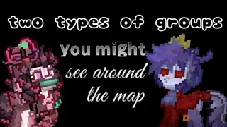 two types of pony Town groups you might see around the map. /groups/