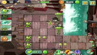 Plants vs Zombies 2 : Pirate Seas Day 18 Walkthrough