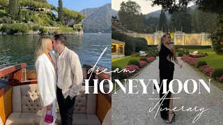 DREAM HONEYMOON ITINERARY 🍝 🇮🇹 | Sicily, Lake Como, Portofino, Tuscany & Florence!