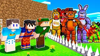 BASE SEGURA VS APOCALIPSE DE ANIMATRONICS NO MINECRAFT! (FIVE NIGHTS AT FREDDY'S)