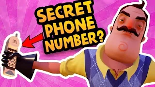 IS THE CODE A SECRET PHONE NUMBER?! | Hello Neighbor Gameplay