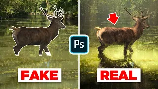 Amazing Hack for PAINTING LIGHT in Photoshop!