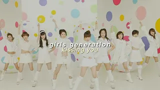 kissing you — girls generation (sped up)