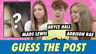 Mads Lewis, Bryce Hall and Addison Rae - Guess The Post