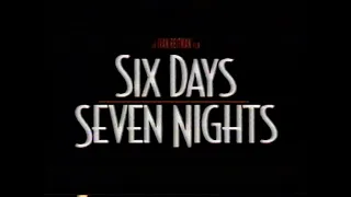 Six Days Seven Nights (1998) VHS Preview