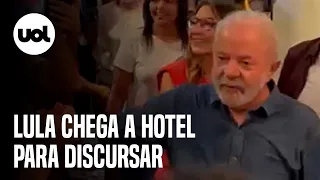 Lula chega a hotel para discurso após vitória