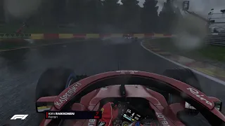 Codemasters F1 2018 Raikkonen Onboard Spa-Francorchamps