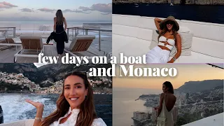 Summer on a Yacht: CAPRI, POSITANO, MONACO VLOG | Tamara Kalinic