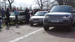 Range Rover vs Vaz 2110 открытие сезона гонок 2018