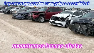 revisando carros en la subasta de copart en houston tx con suscritores antes de comprar