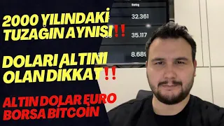 DİKKAT‼️2000 Yılındaki Tuzağın Aynısı‼️Dolar Yorumları.Altın Yorumları.Borsa Yorumları.Gümüş.Bitcoin