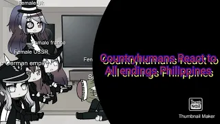 Countryhumans react to All Endings Philippines