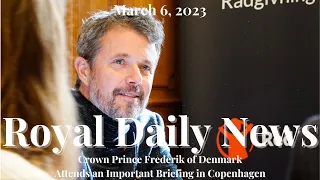 Crown Prince Frederik of Denmark Attends a Briefing in Copenhagen.  Plus, Other #Royal Daily News!