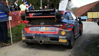 WRC Croatia Rally Hyundai I20 Rally1 Launch Control