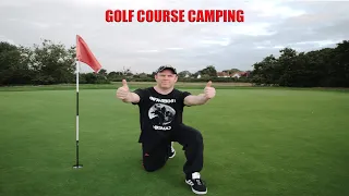 Stealth camping on a golf course