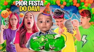 FIZEMOS O PIOR ANIVERSÁRIO PRO DAVI *ele chorou?