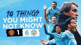 Did you know this about the 6-1 Manchester Derby? | United 1-6 City 10th Anniversary
