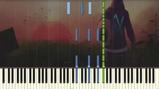 Alan Walker - Faded - Piano tutorial (Synthesia)