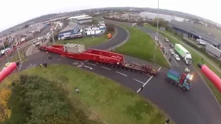 Didcot Power Station 600 Tonne Transformer Oversize Load