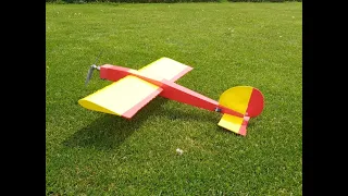 RC plane Das Kombat Stik flying video