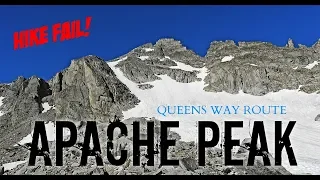 Apache Peak - Queens Way Route [HIKE FAIL]