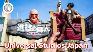 Attack on Titan at Universal Studios Japan 2022 | VR Ride, Food, & Merchandise