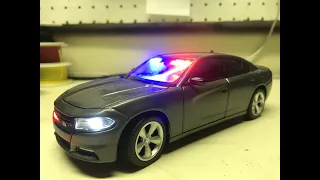 Octawian’s custom 2016 Dodge Charger unmarked police diecast model with working lights