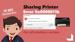 Cara mengatasi error 0x0000011b saat sharing printer | WORK 100%