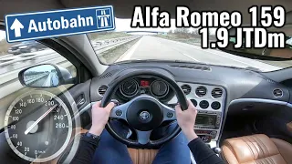 2006 Alfa Romeo 159 1.9 JTDm - V-max. Próba autostradowa.