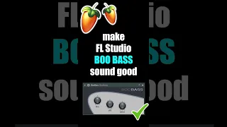 make BOO BASS sound GOOD in FL Studio #flstudio #flstudiotips #musicproduction