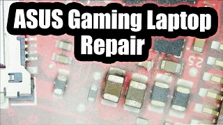 Asus Gaming Laptop Motherboard Repair Using Thermal Camera and Atomizer - We need a bigger place.