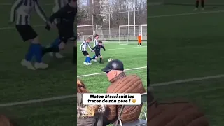 Mateo Messi suit les traces e son père #messi #fils #mateomessi