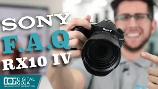 Top 10 Most Common Questions | Sony Cyber-shot DSC-RX10 IV | TUTORIAL