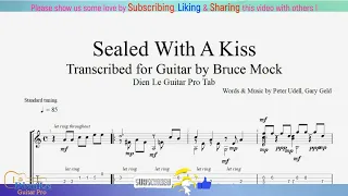 Guitar Cover Solo - Sealed With A Kiss - for Guitar Tutorial with TABs