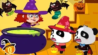 Scary Witch's Magical Pot | Spooky Halloween Party | Halloween Songs | Halloween Cartoon | BabyBus