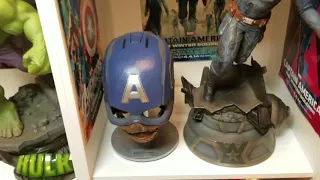 King Arts Lifesize Captain America Winter Soldier Helmet Replica Unboxing and Review