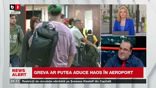 CONFLICT DE MUNCĂ LA AEROPORTUL OTOPENI.GREVA AR PUTEA ADUCE HAOS ÎN AEROPORT.Știri B1TV_31 mai 2024