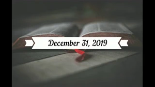 Daily Gospel Reading. December 31, 2019