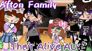 Afton Family Meet Their ALIVE AU |Afton Family x GC|