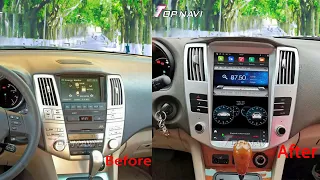 For Lexus RX300 RX330 RX350 2004-2007Android Car Radio Multimedia Player GPS Navigation Touch Screen