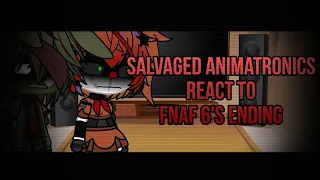 Salvaged animatronics react to : FNAF 6's ENDING